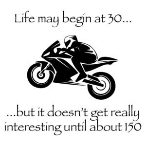 Life may begin at 30...