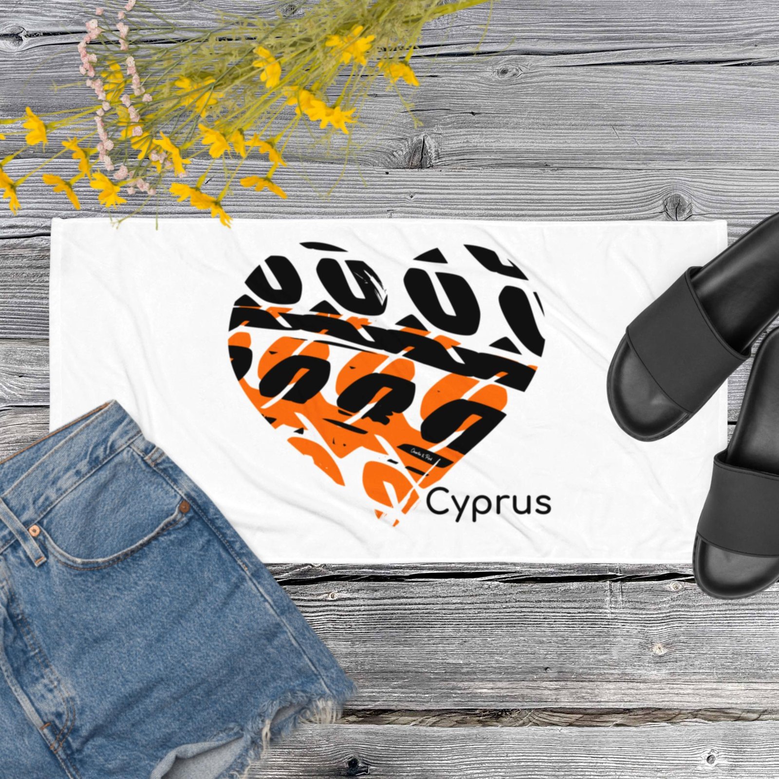 Love Cyprus Towel