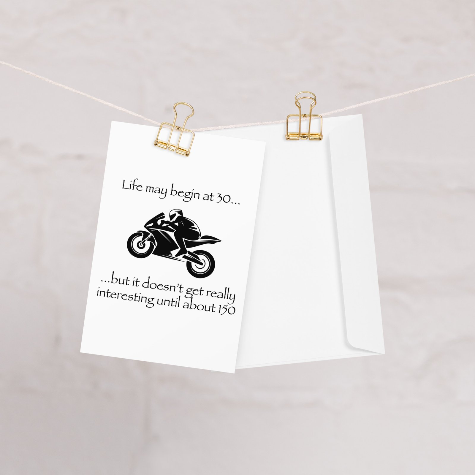 Life may begin at 30… but it doesn’t get really interesting until about 150, Greeting card - Image 2