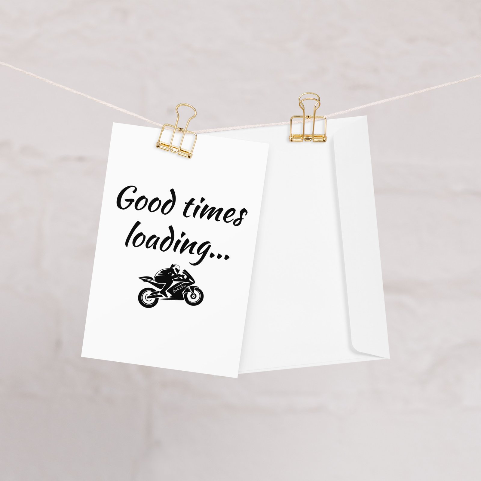 Good Times Loading, Greeting card - Image 2