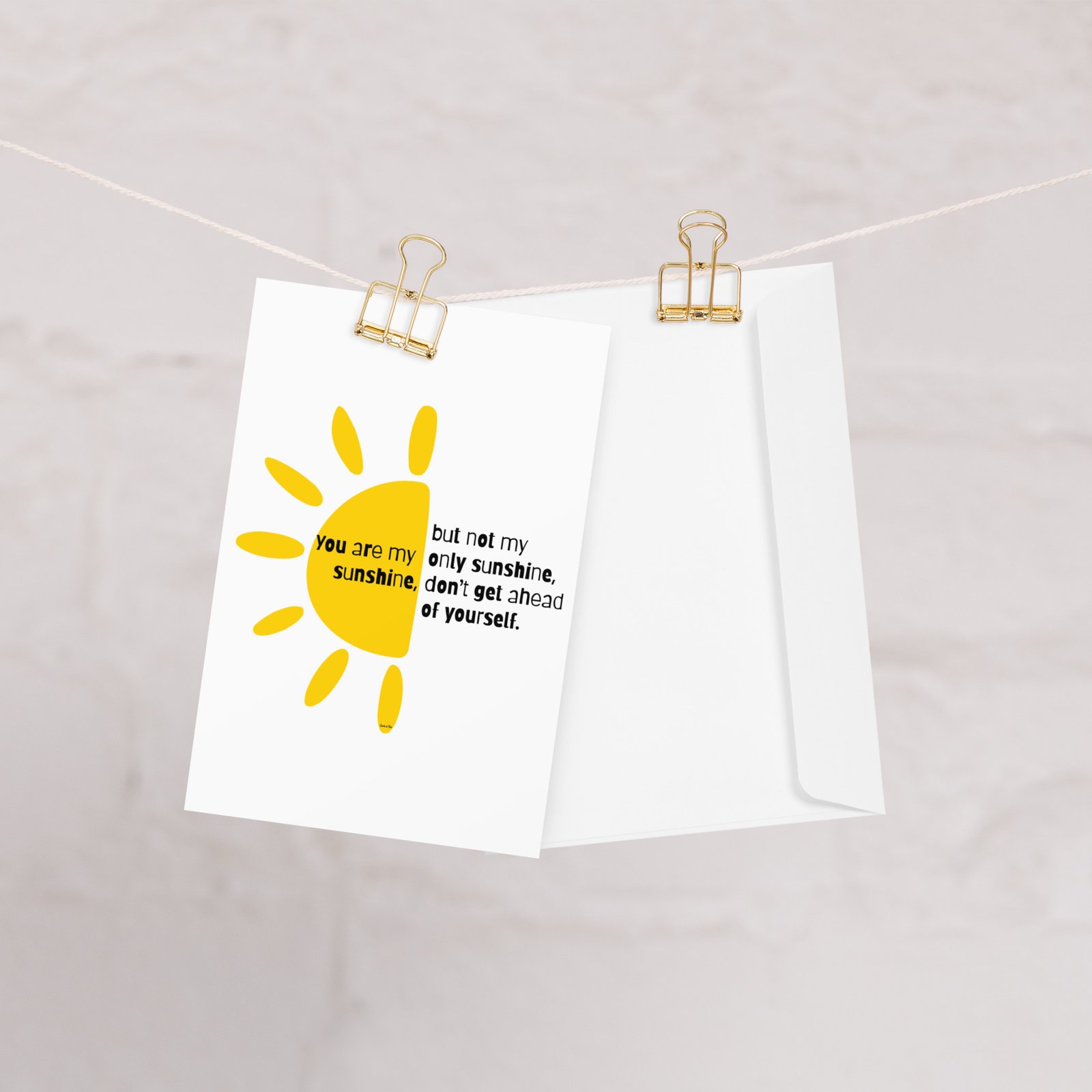 You Are My Sunshine, Greeting card - Image 2