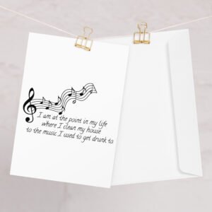 The time of my life... Greeting card