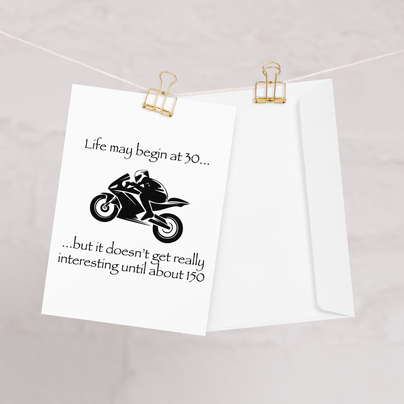 Life may begin at 30… but it doesn’t get really interesting until about 150, Greeting card - Image 3