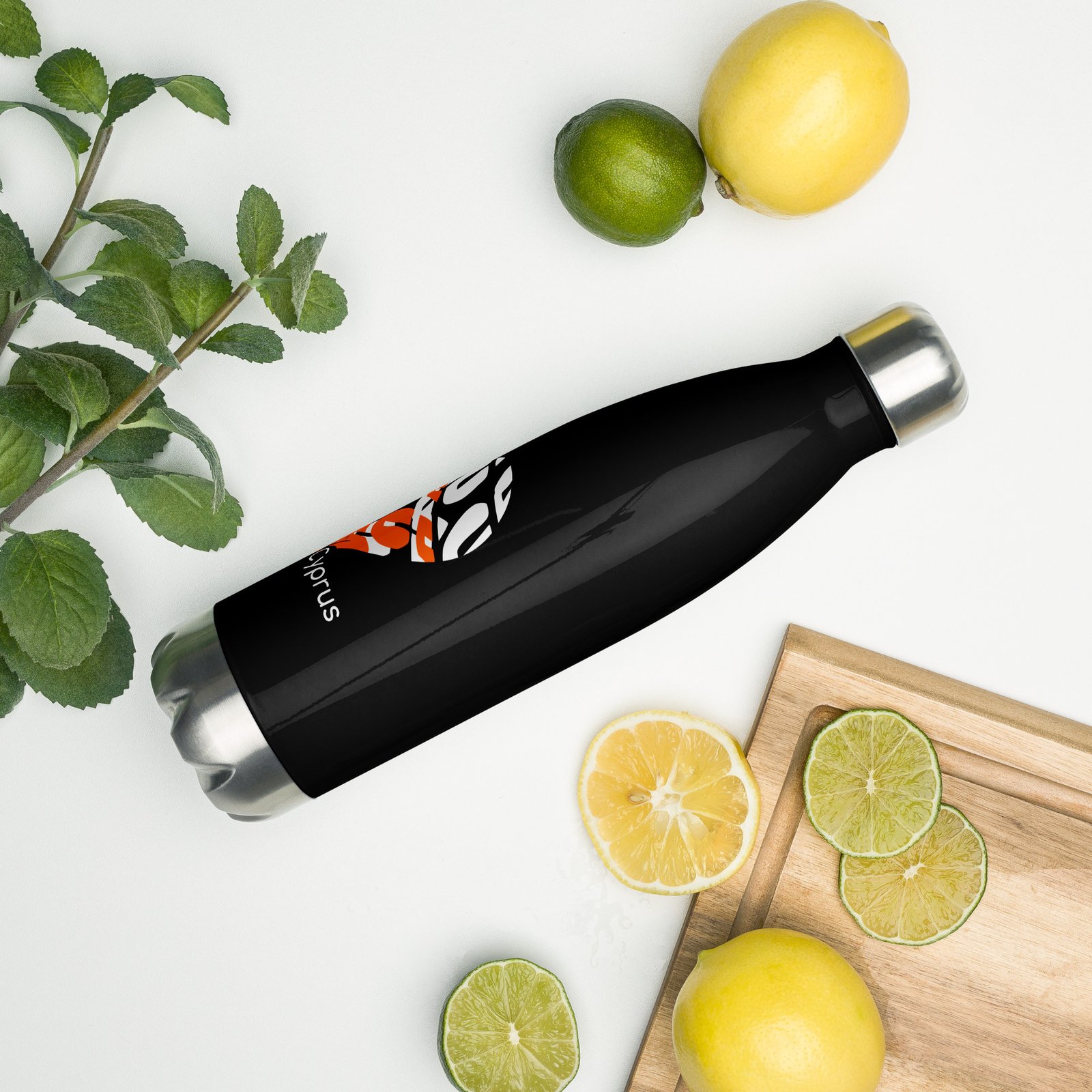 Love Cyprus Stainless steel water bottle - Image 3