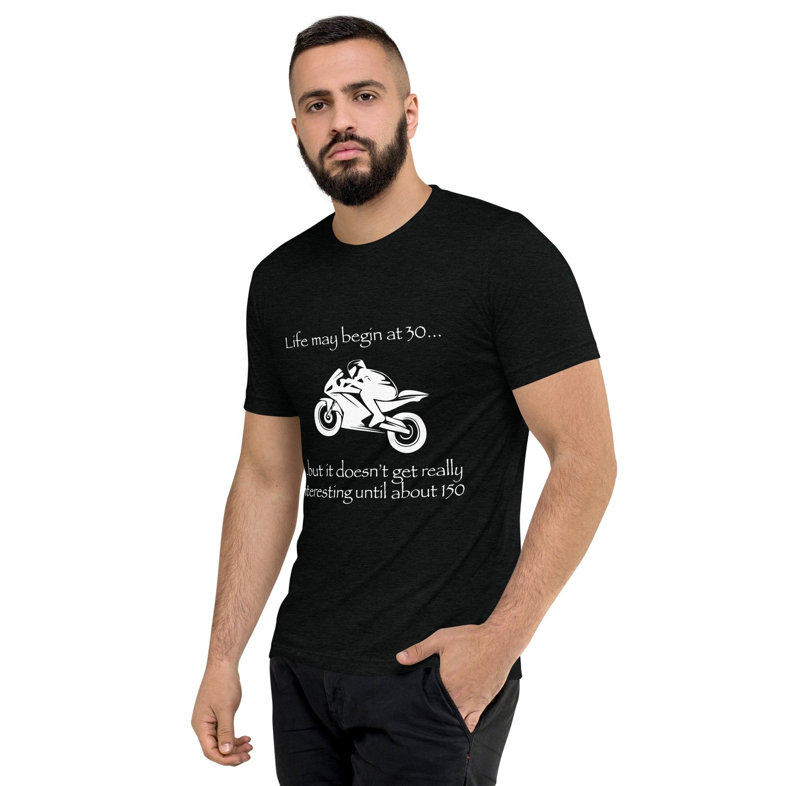 Life may begin at 30... but it doesn't get really interesting until about 150, Short sleeve t-shirt - Image 2