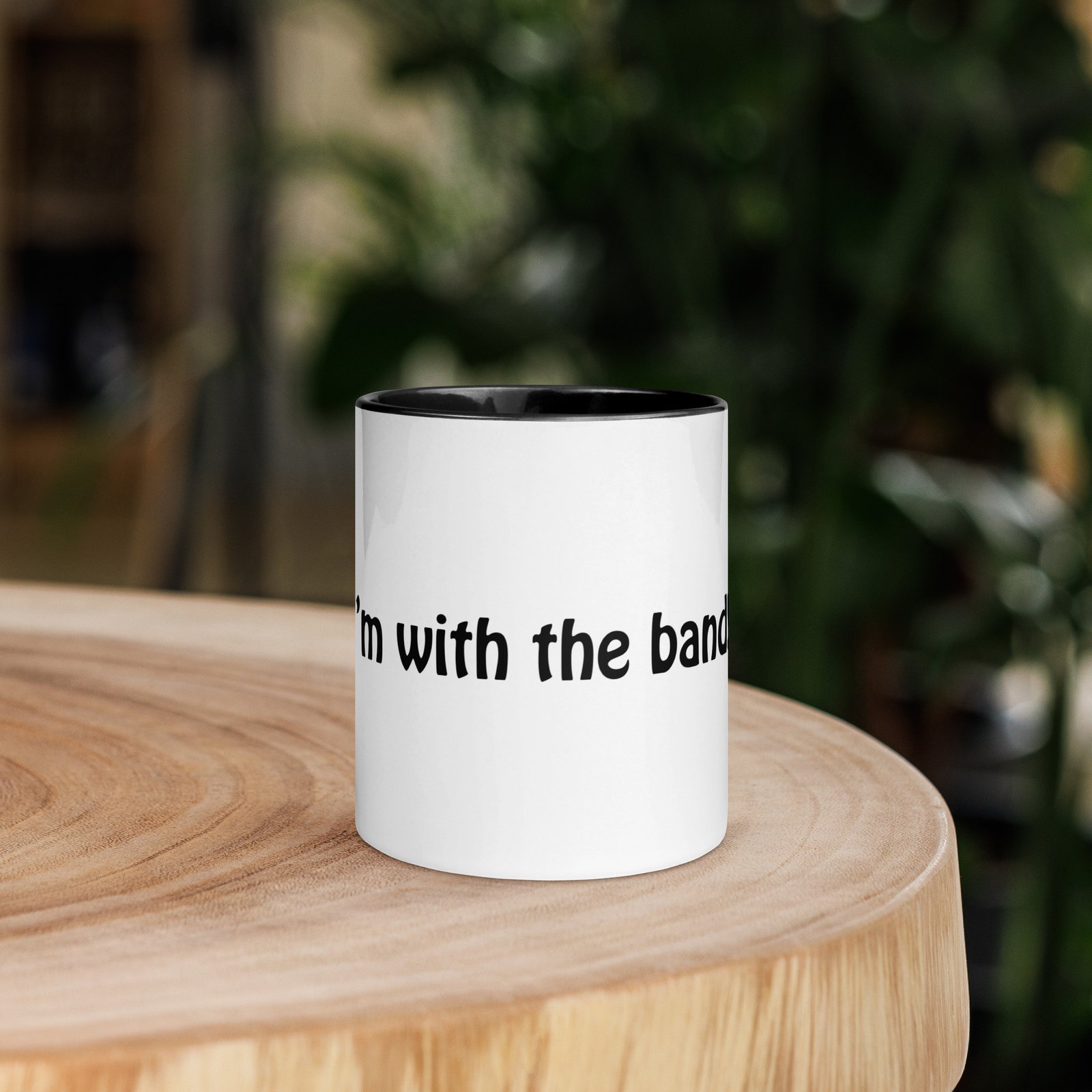 I’m With The Band! Mug with Color Inside - Image 2