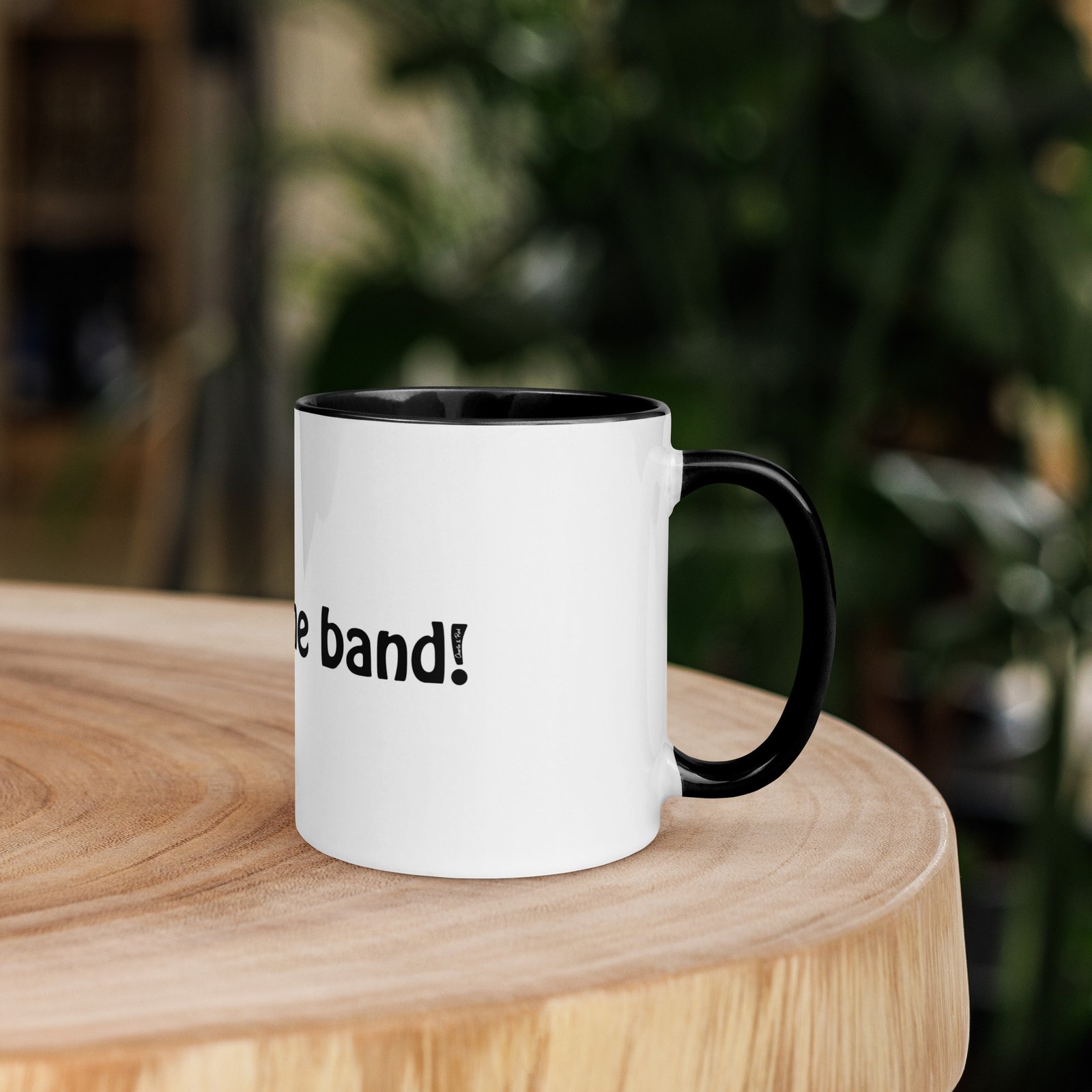 I’m With The Band! Mug with Color Inside - Image 4