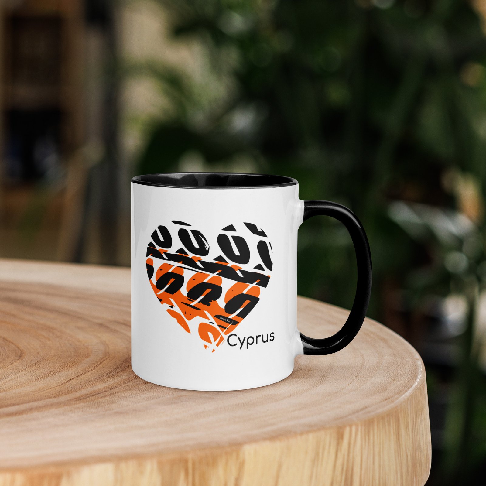 Love Cyprus Mug with Color Inside