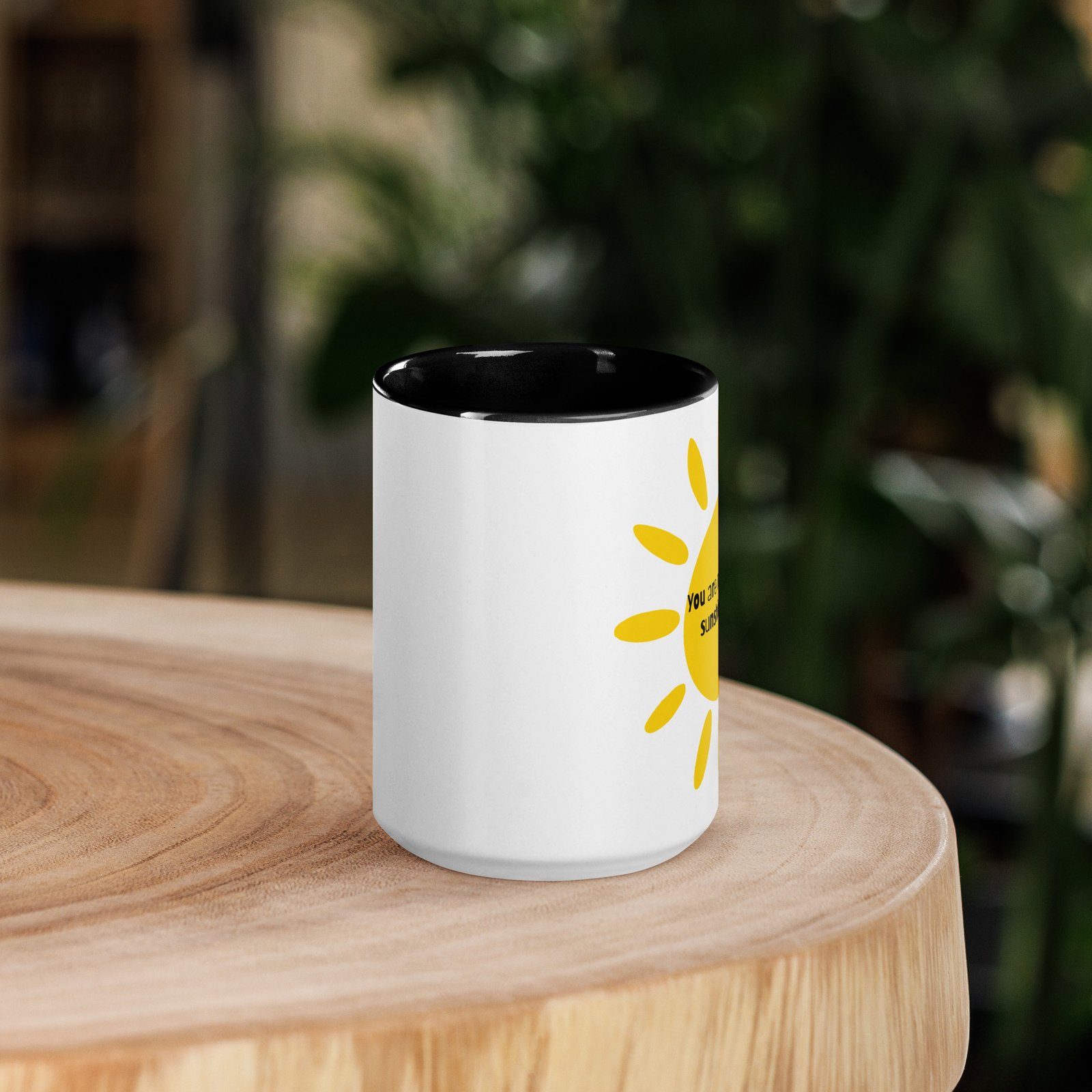 You Are My Sunshine, Mug with Color Inside - Image 4
