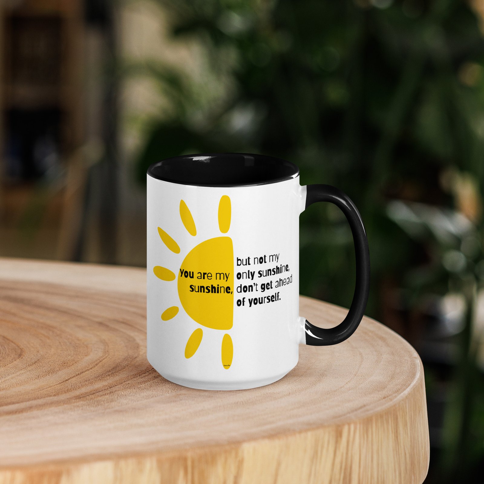 You Are My Sunshine, Mug with Color Inside - Image 6
