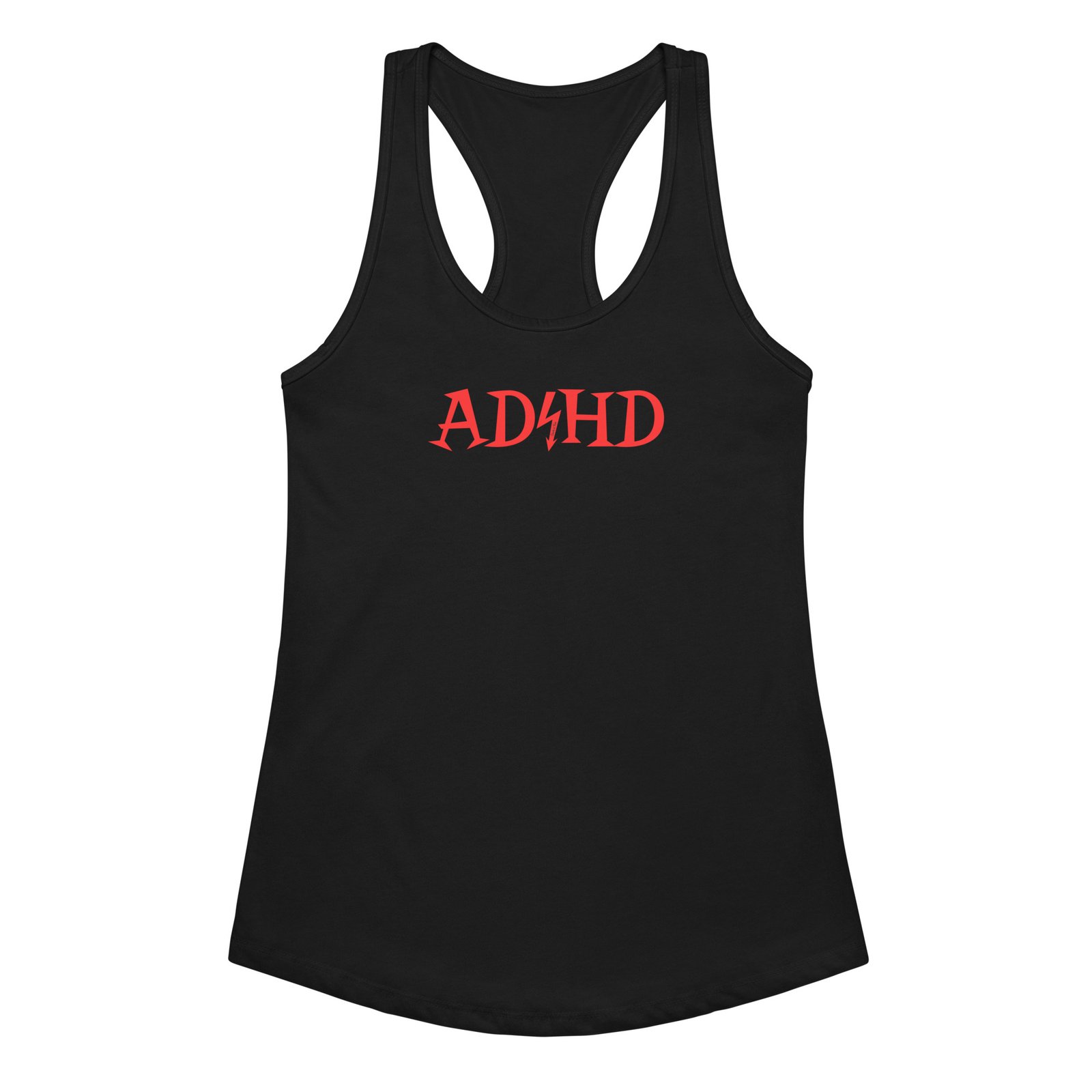 ADHD Women’s fitted racerback tank top - Image 4
