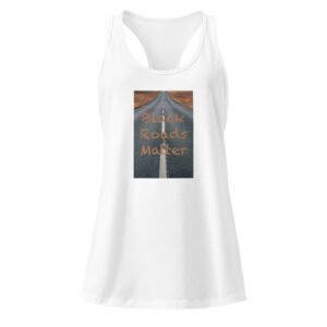 Black Roads Matter, Women’s fitted racerback tank top